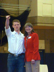 2015 Tanner Burdick Award Ceremony CCC President Joanne Truesdell