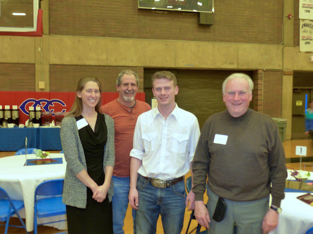 2015 Tanner Burdick Award Ceremony Rhonda Hull Russ Peterson Paul Rollins